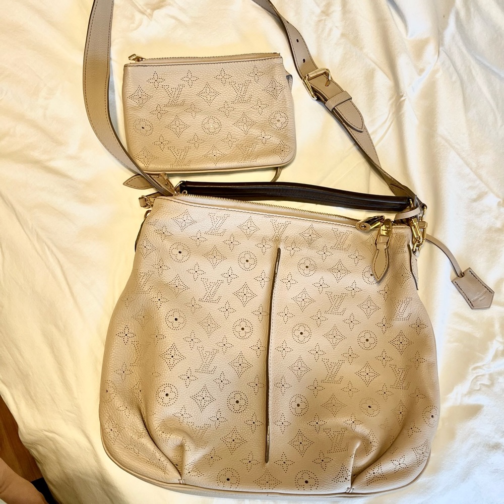 *SOLD* Louis Vuitton Selene Handbag Mahina Leather PM